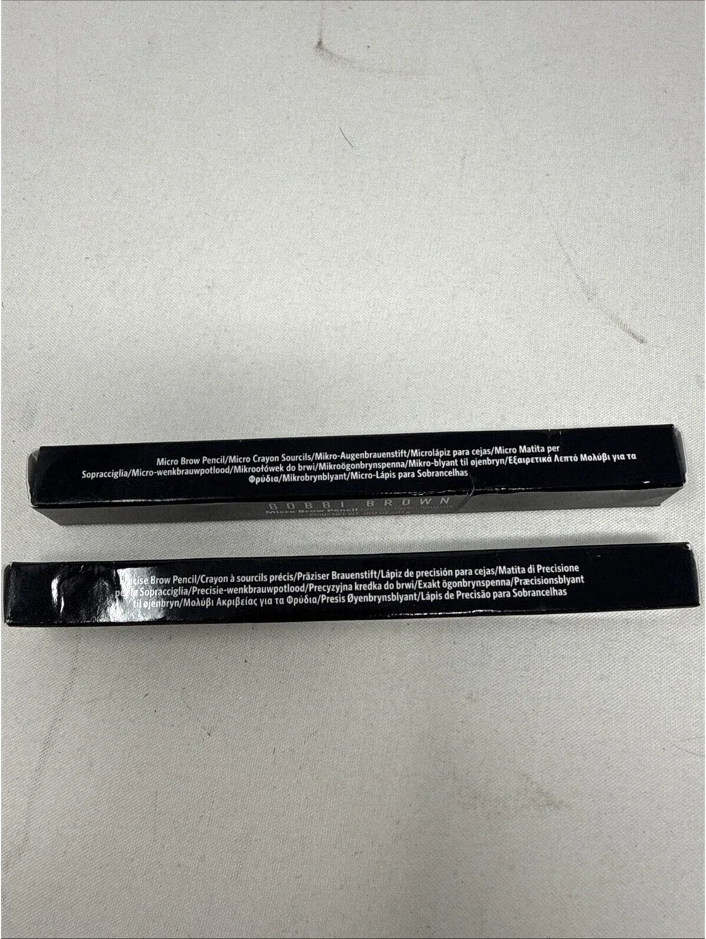 2X Bobbi Brown Precise Brow Pencil in BLACK And Blond0.07g Each X2  NIB A4